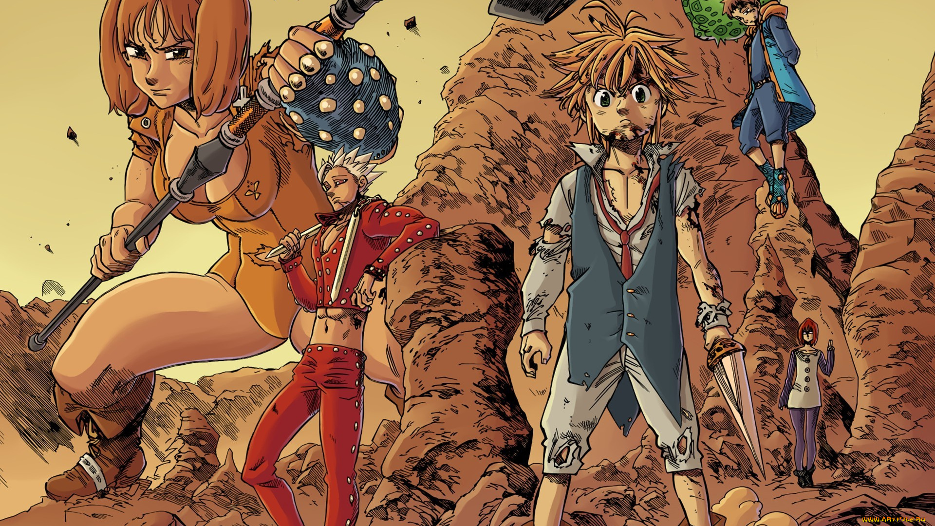 аниме, nanatsu, no, taizai, manga