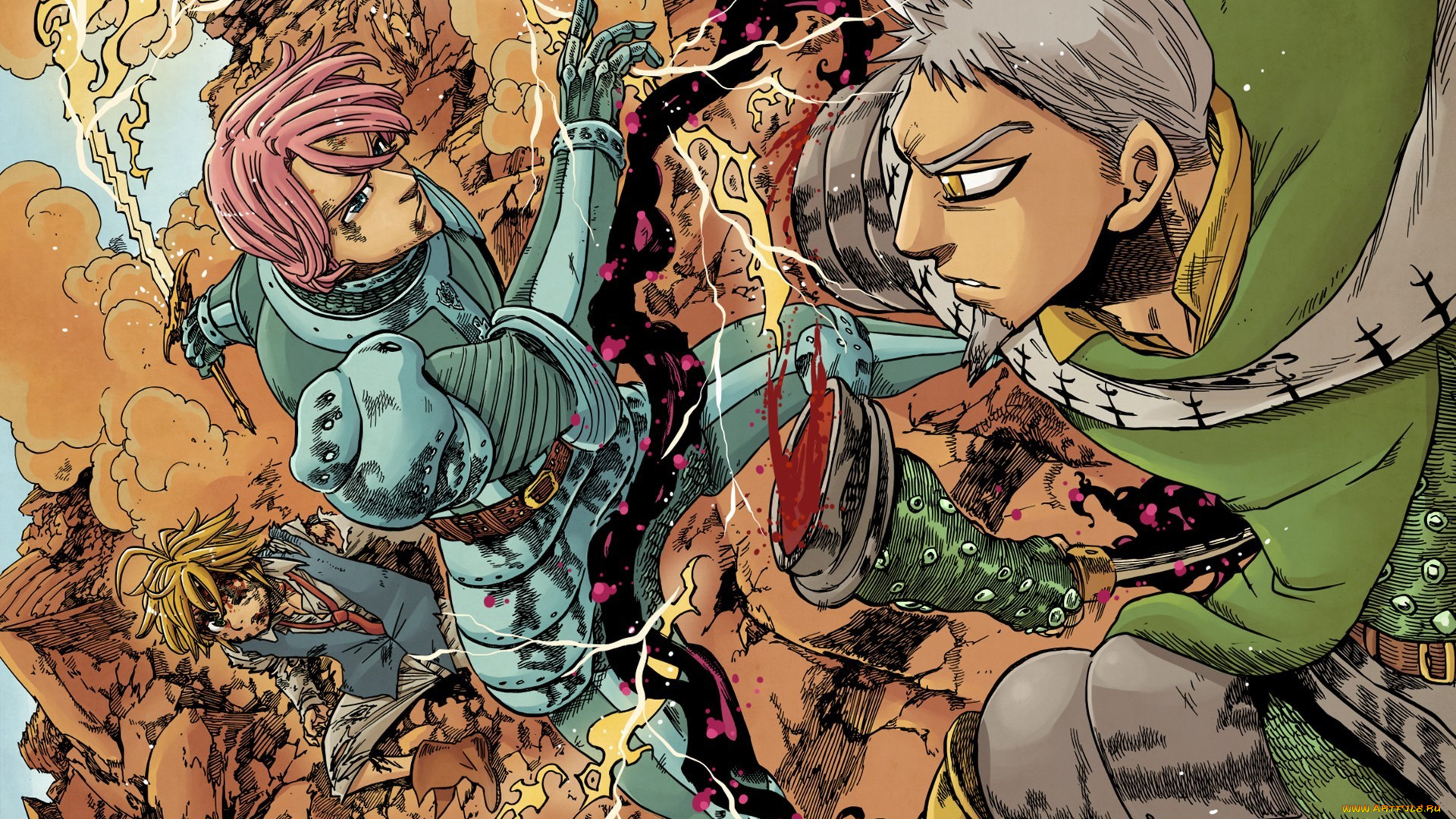 аниме, nanatsu, no, taizai, the, seven, deadly