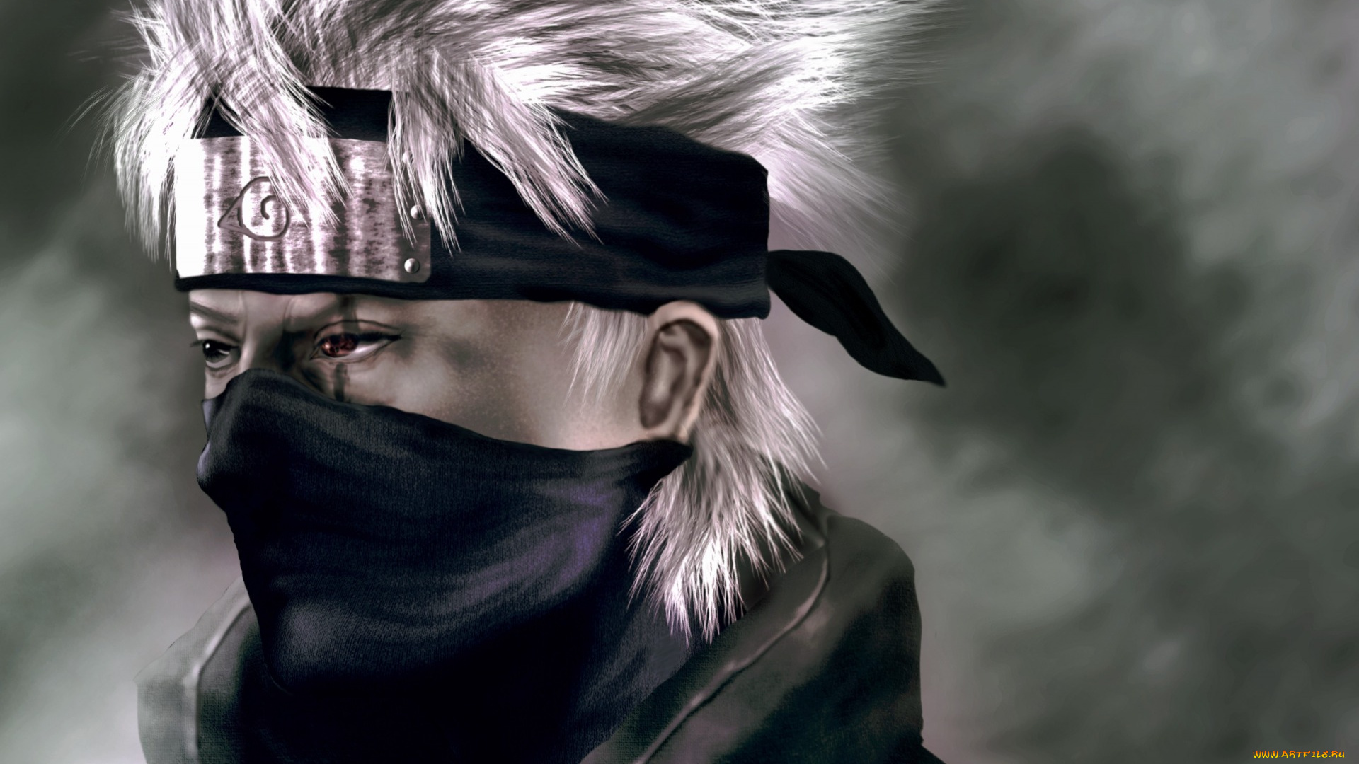 аниме, naruto, какаши