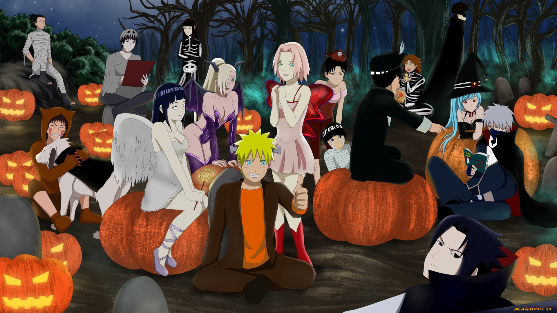 аниме, naruto, shippuden, hiouri-nin