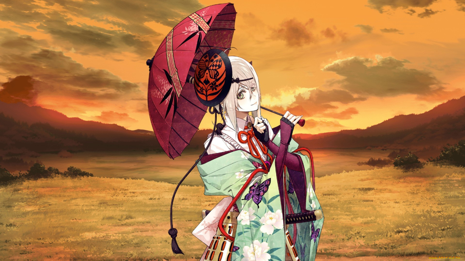 аниме, sengoku, night, blood, кровавая, ночь, сэнгоку