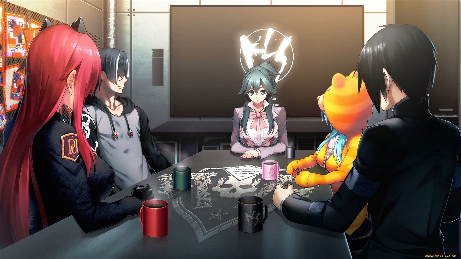 аниме, tokyo, necro, персонажи