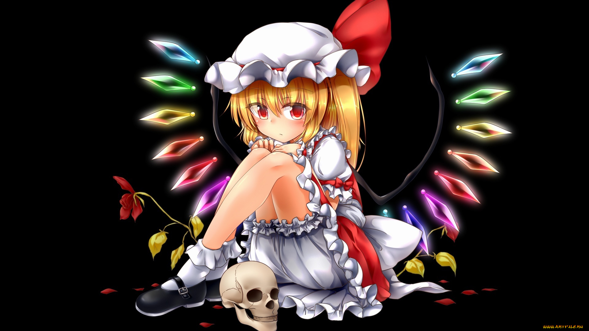 аниме, touhou, flandre, scarlet