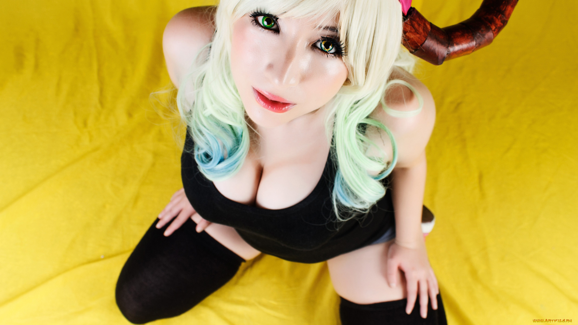 девушки, -unsort, , азиатки, рога