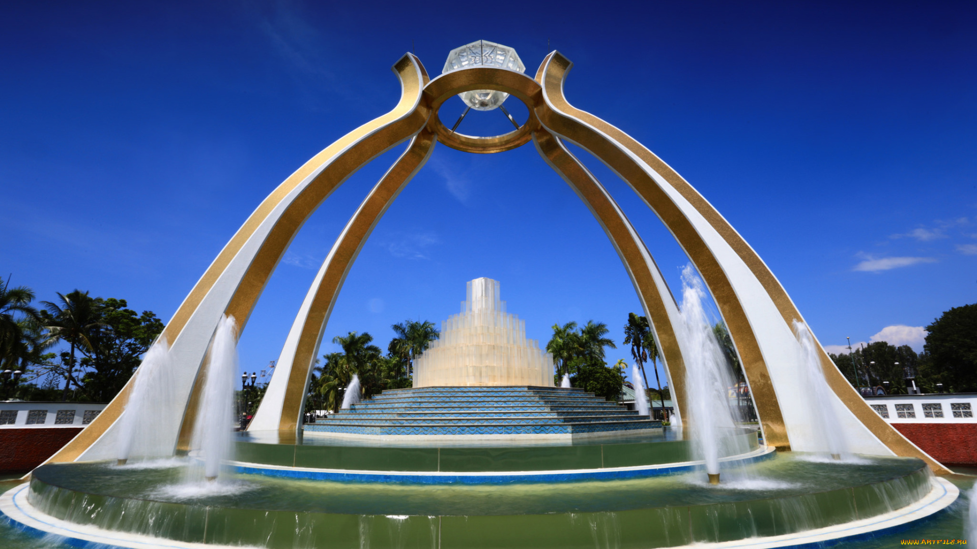 города, -, фонтаны, фонтан