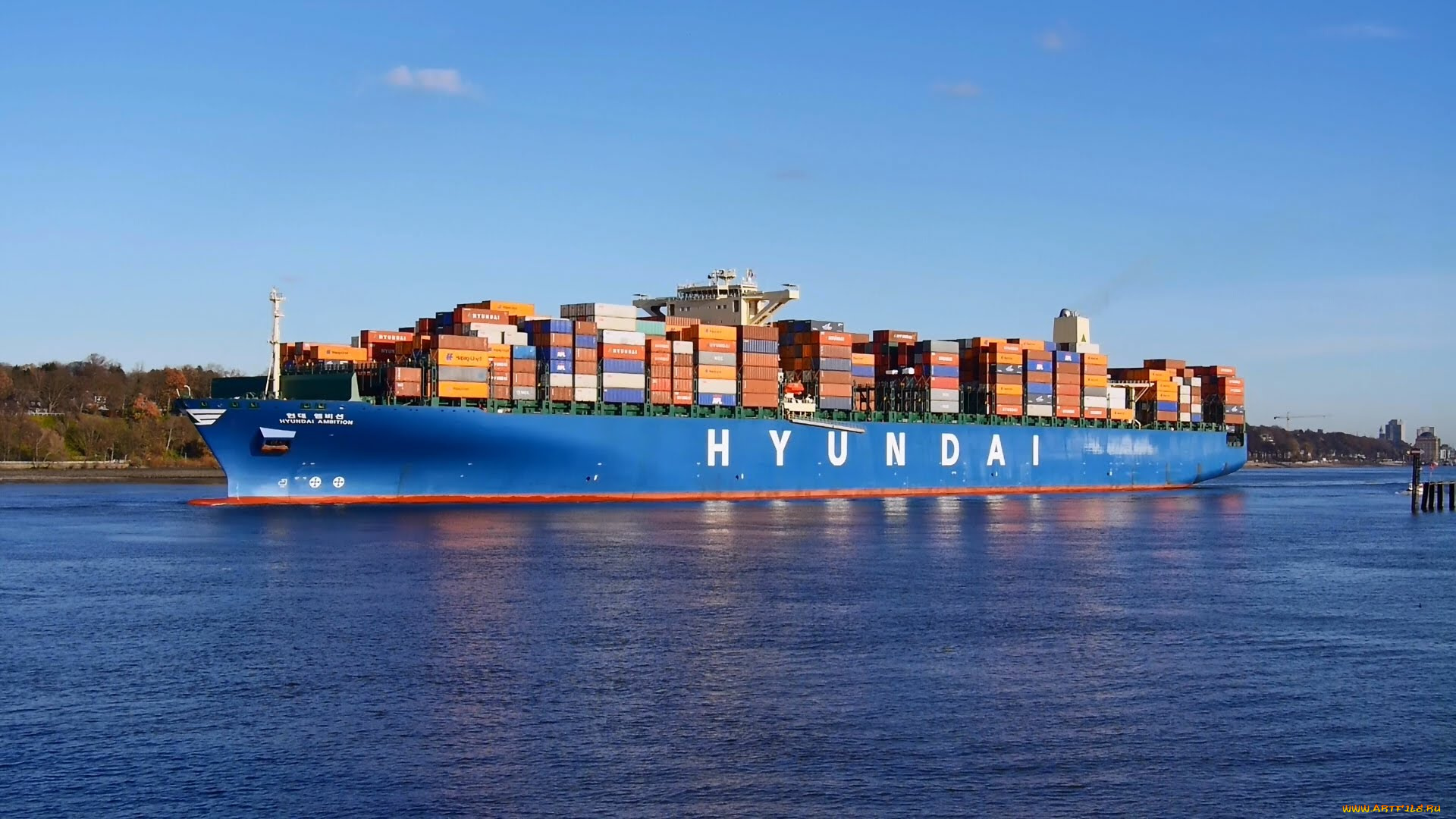 корабли, грузовые, суда, container, ship