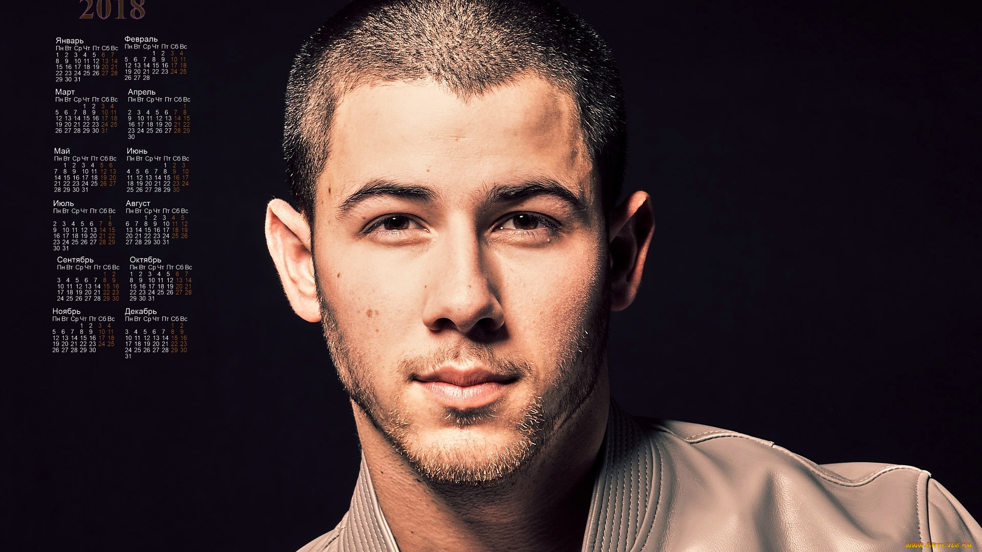 nik, dzhonas, календари, знаменитости, парень, 2018, певец
