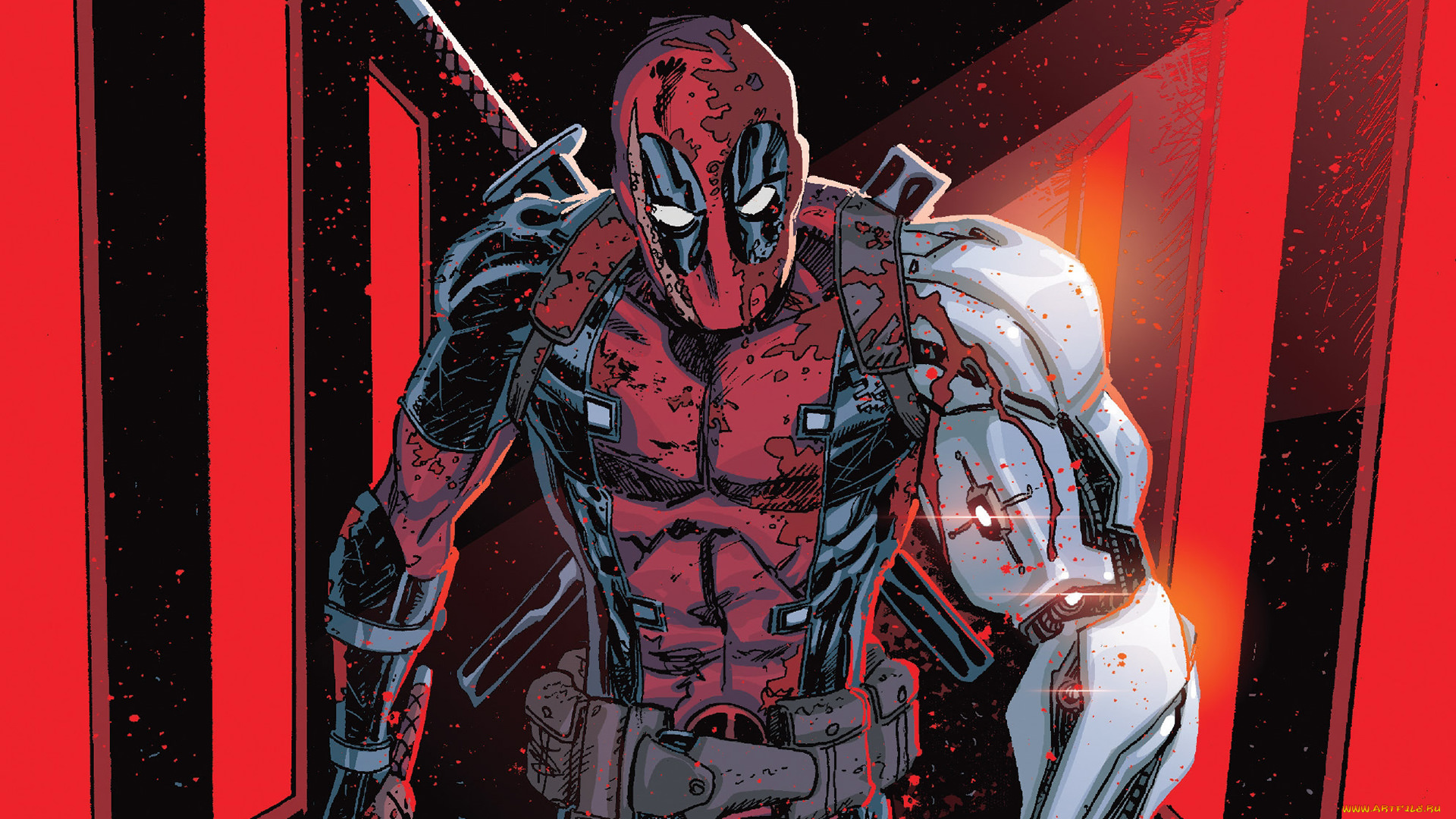 рисованное, комиксы, deadpool