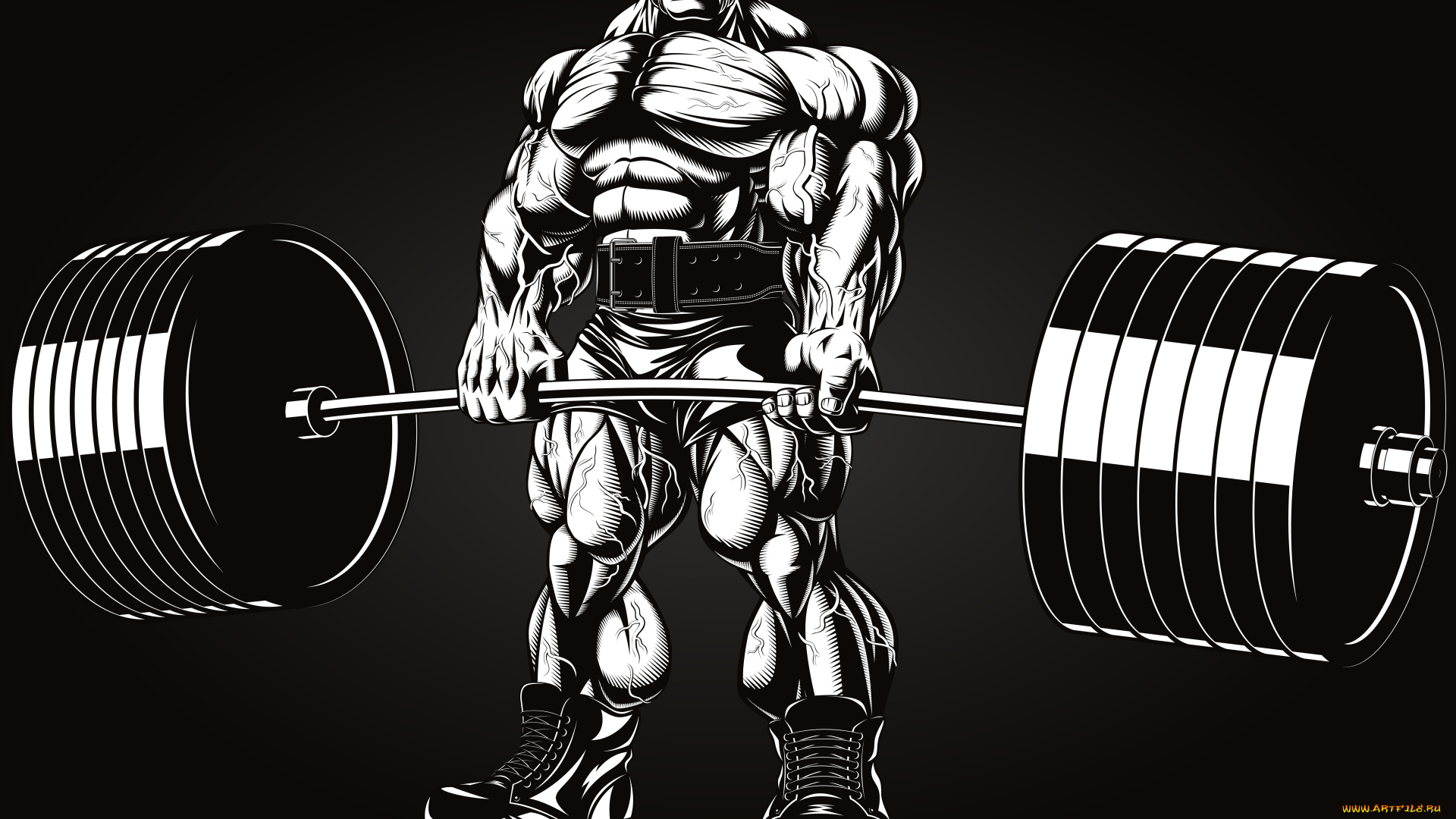 рисованное, минимализм, power, men, bodybuilding