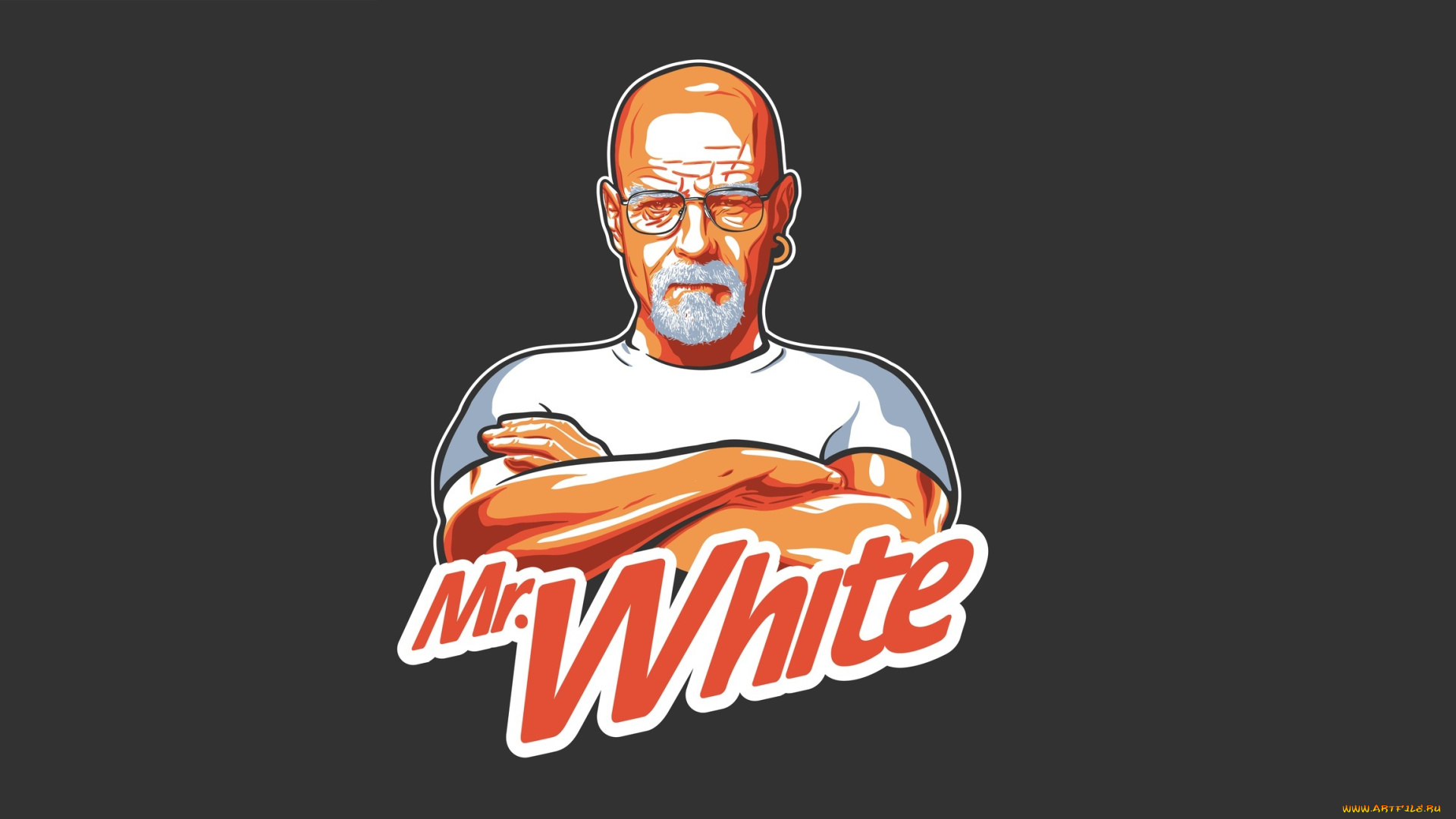 рисованное, минимализм, во, все, тяжкие, арт, хайзенберг, breaking, bad, юмор, mr, white, пародия, minimalism, брайан, крэнстон, уолтер, уайт