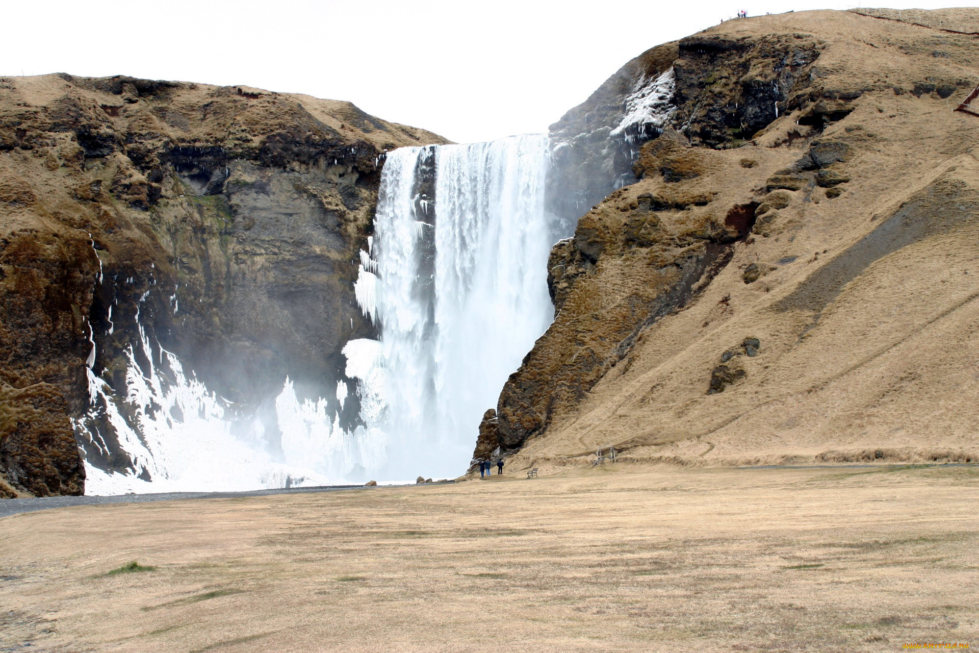 природа, водопады, поток