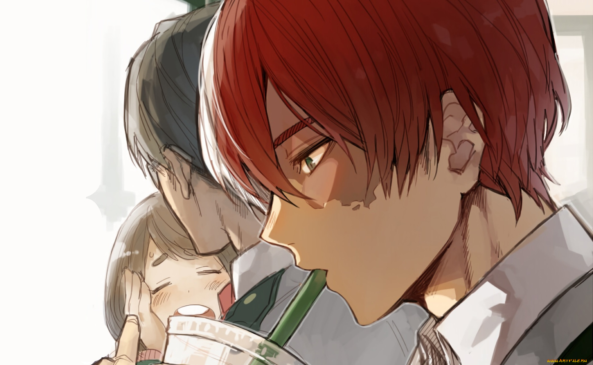 аниме, boku, no, hero, academia, шото