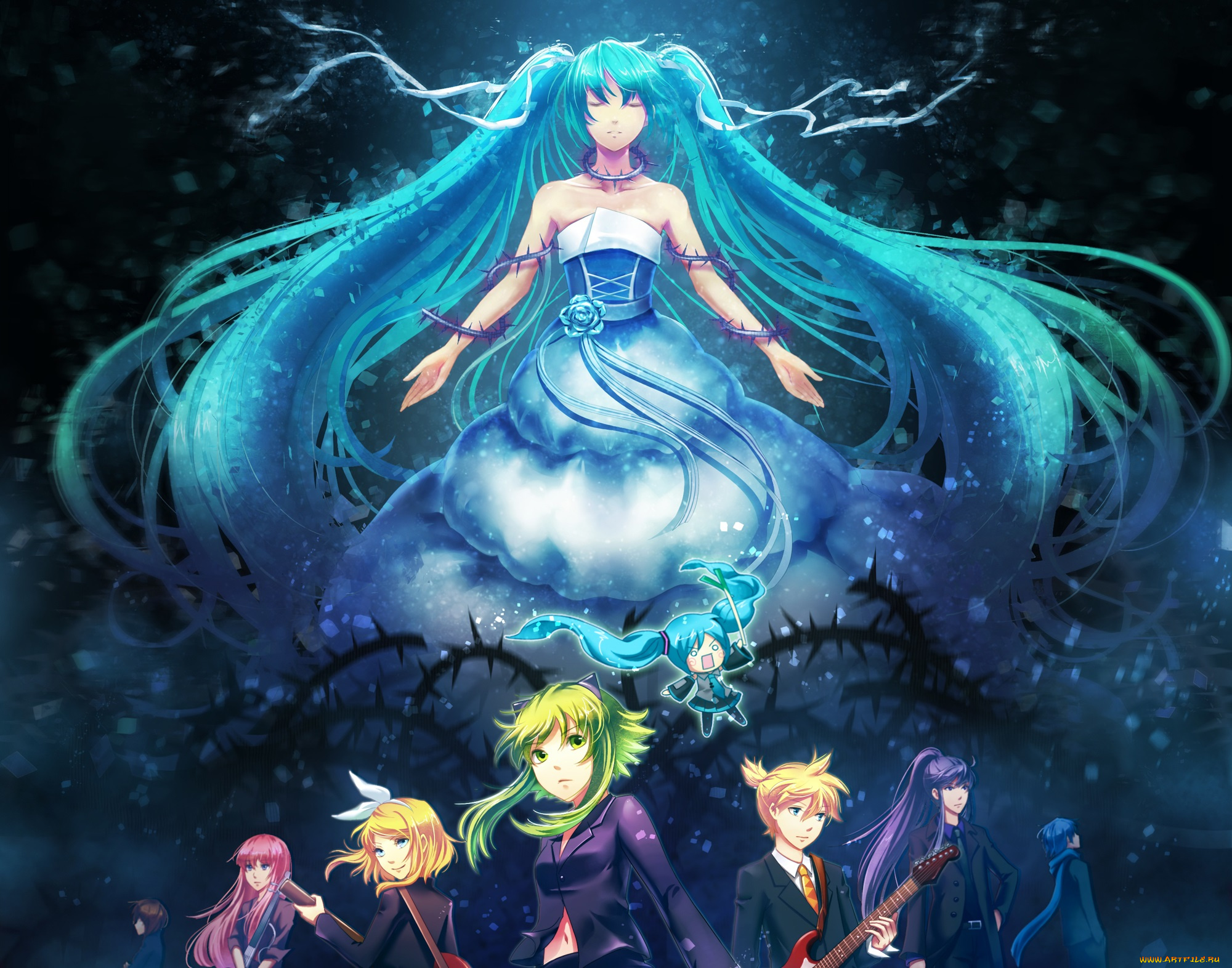 аниме, vocaloid, вокадоид