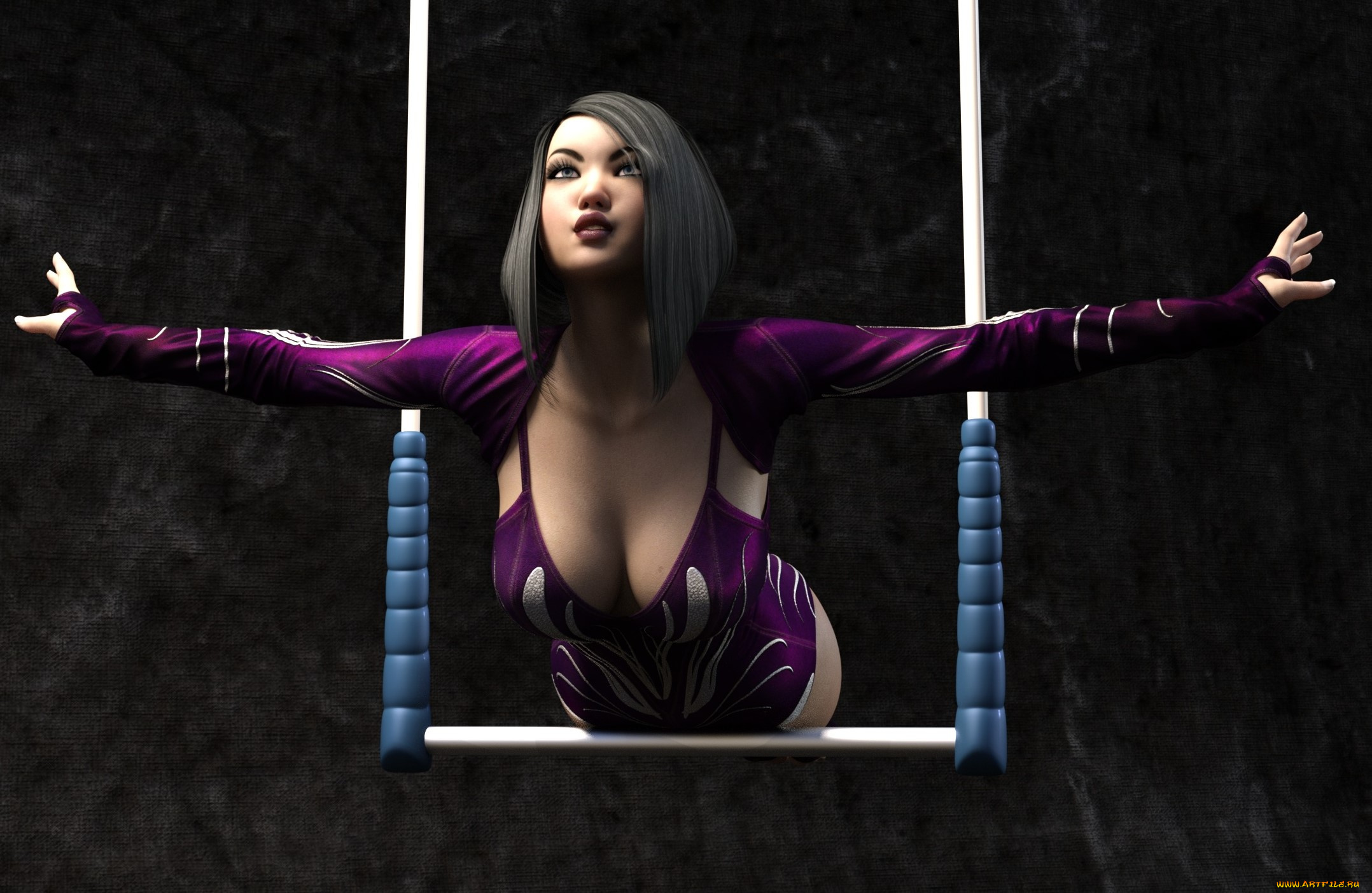 3д, графика, спорт, , sport, девушка, взгляд, фон