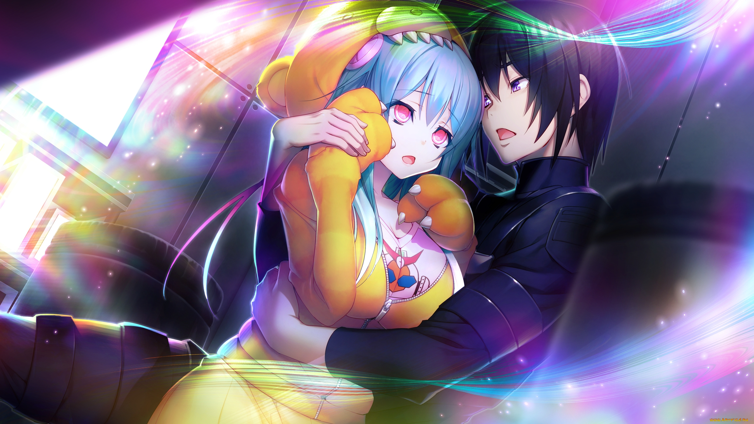 аниме, tokyo, necro, двое