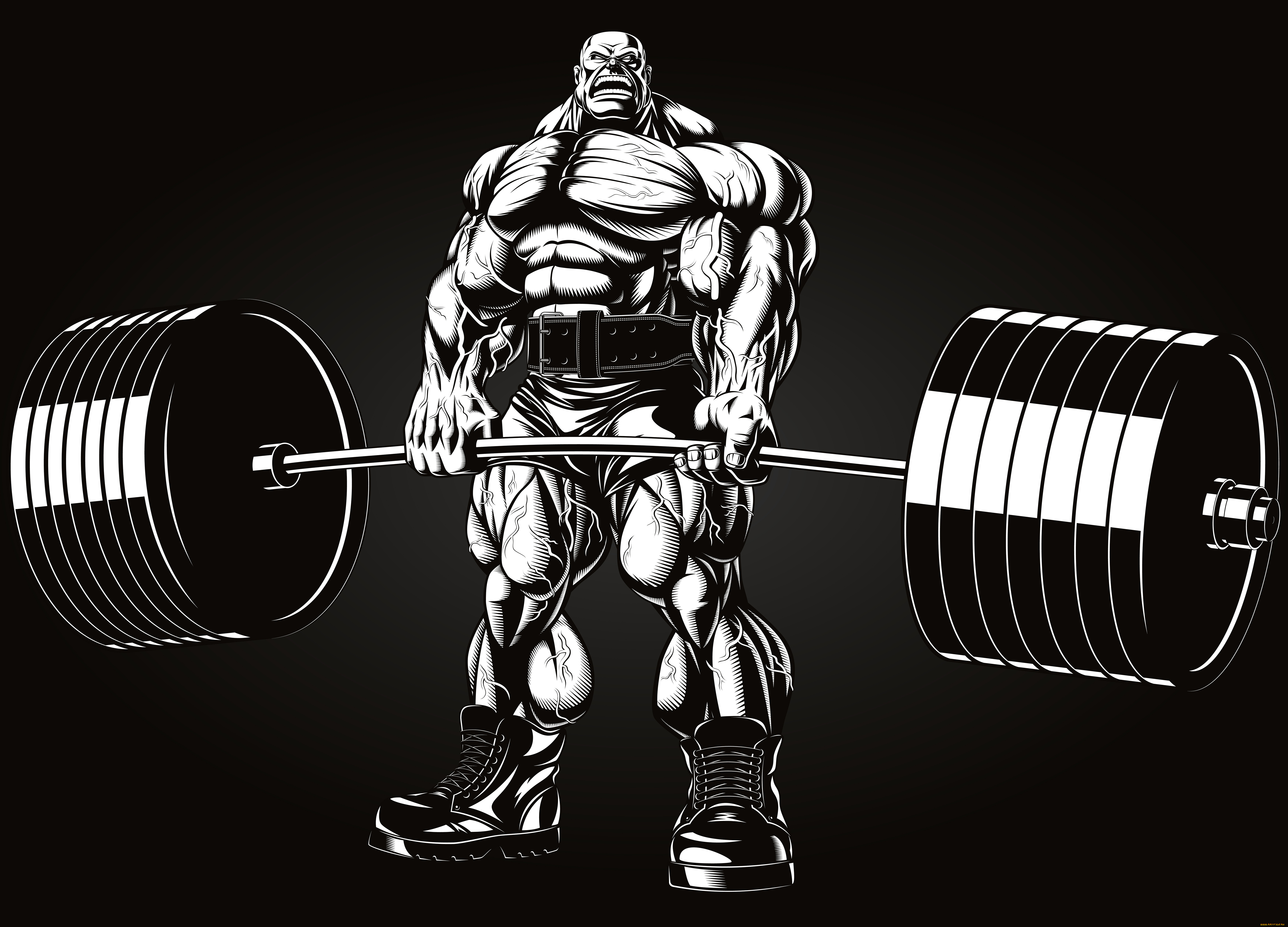 рисованное, минимализм, power, men, bodybuilding