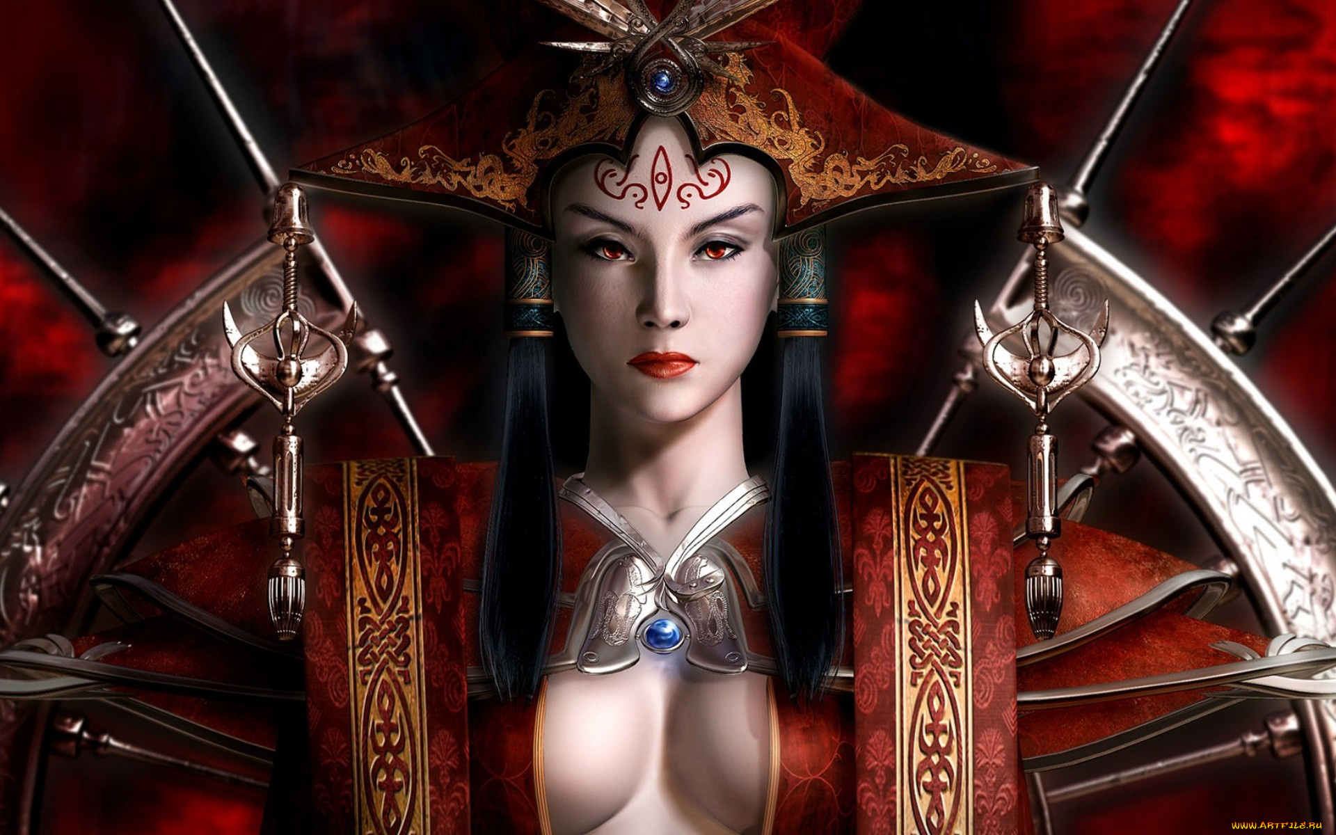 видео, игры, a3, , age, of, sovereign, , project, a3, шипы, наряд, девушка