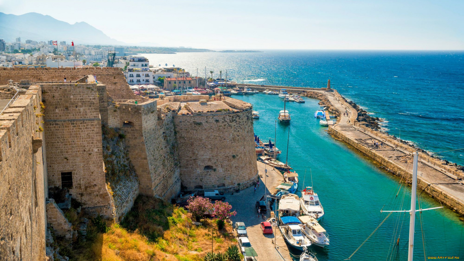 kyrenia, castle, cyprus, города, -, дворцы, , замки, , крепости, kyrenia, castle