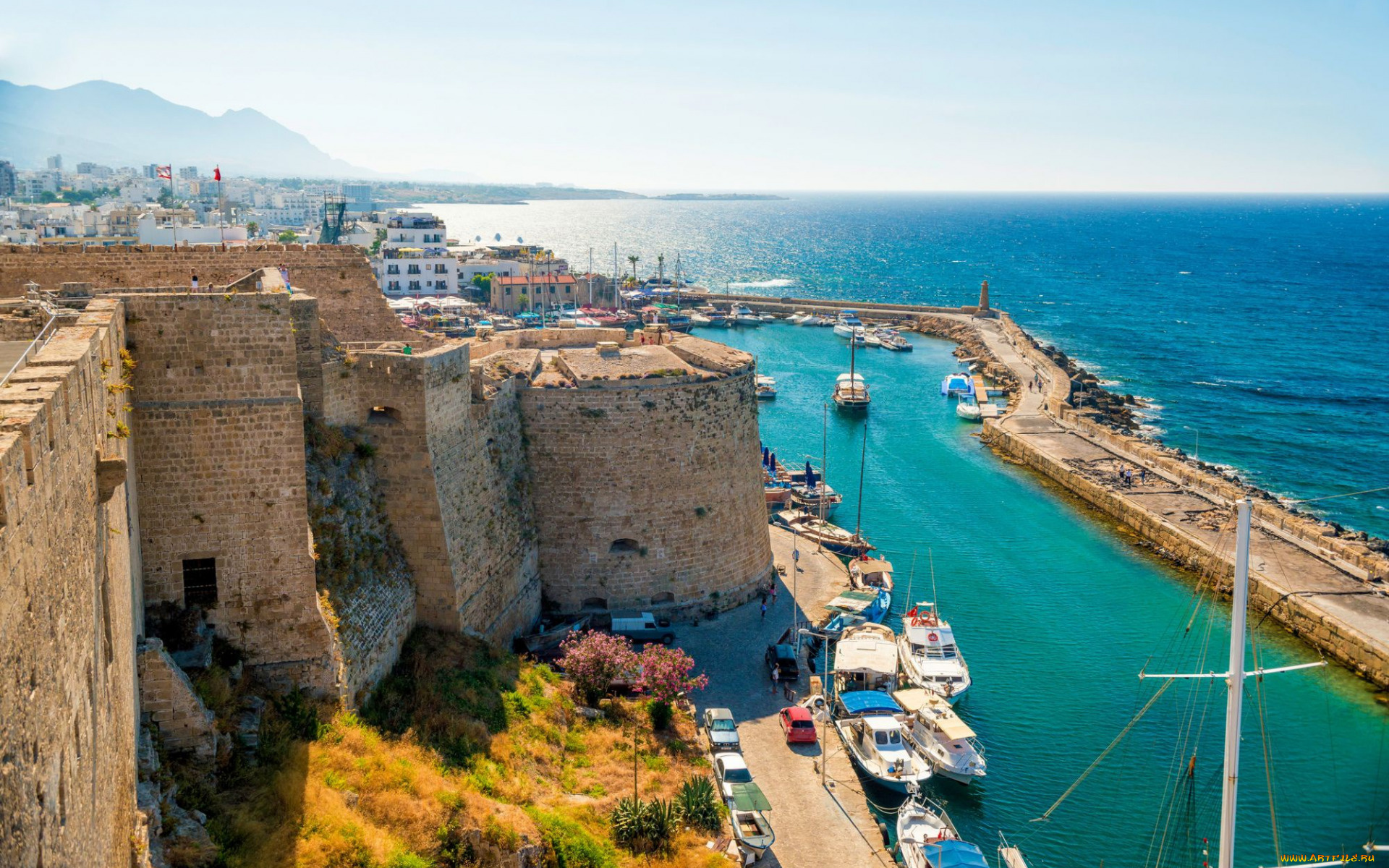 kyrenia, castle, cyprus, города, -, дворцы, , замки, , крепости, kyrenia, castle
