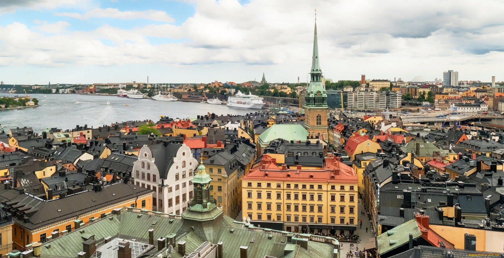 города, стокгольм, , швеция, город, старый, стокгольм, столица, гамла, стан