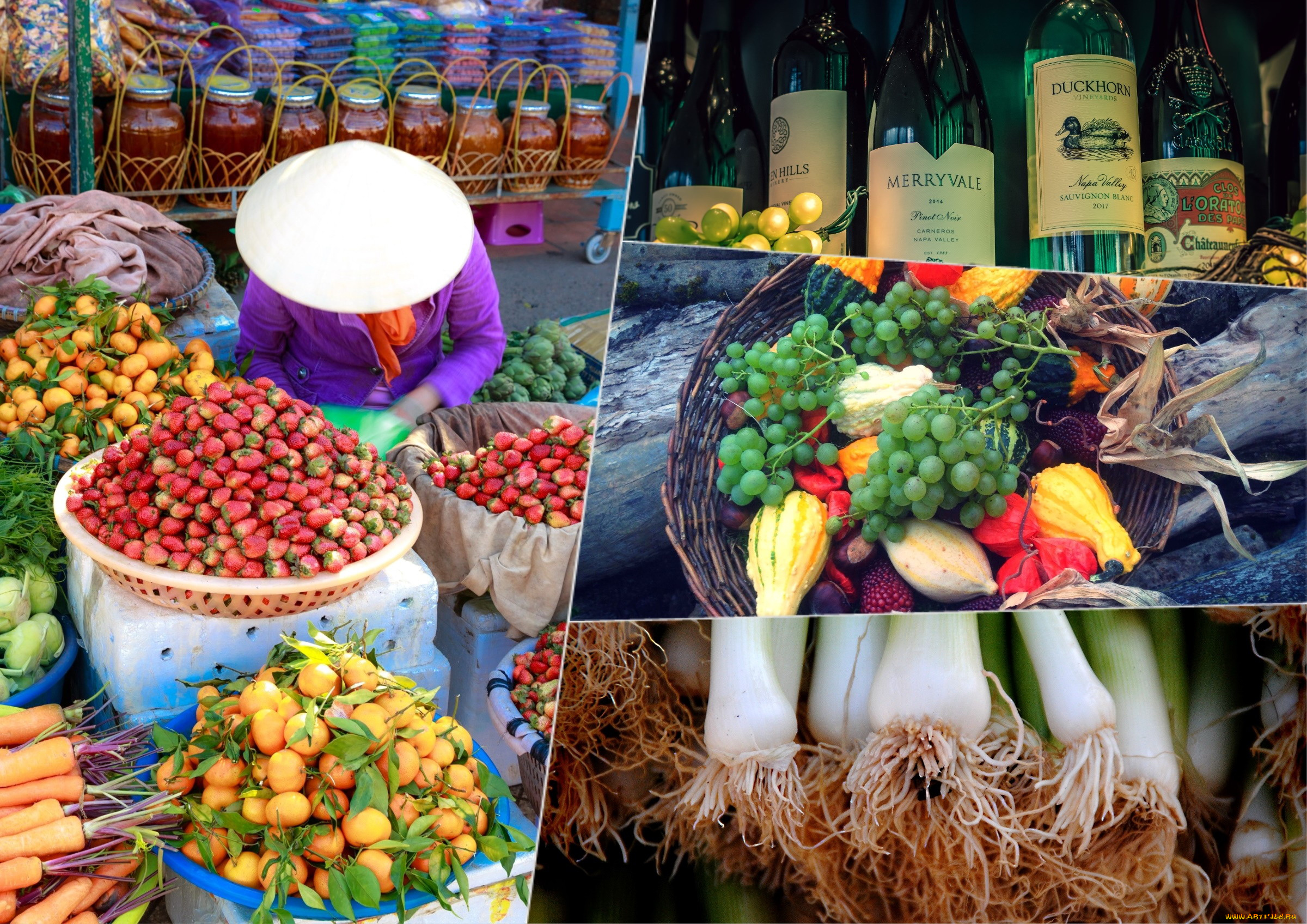 еда, разное, коллаж