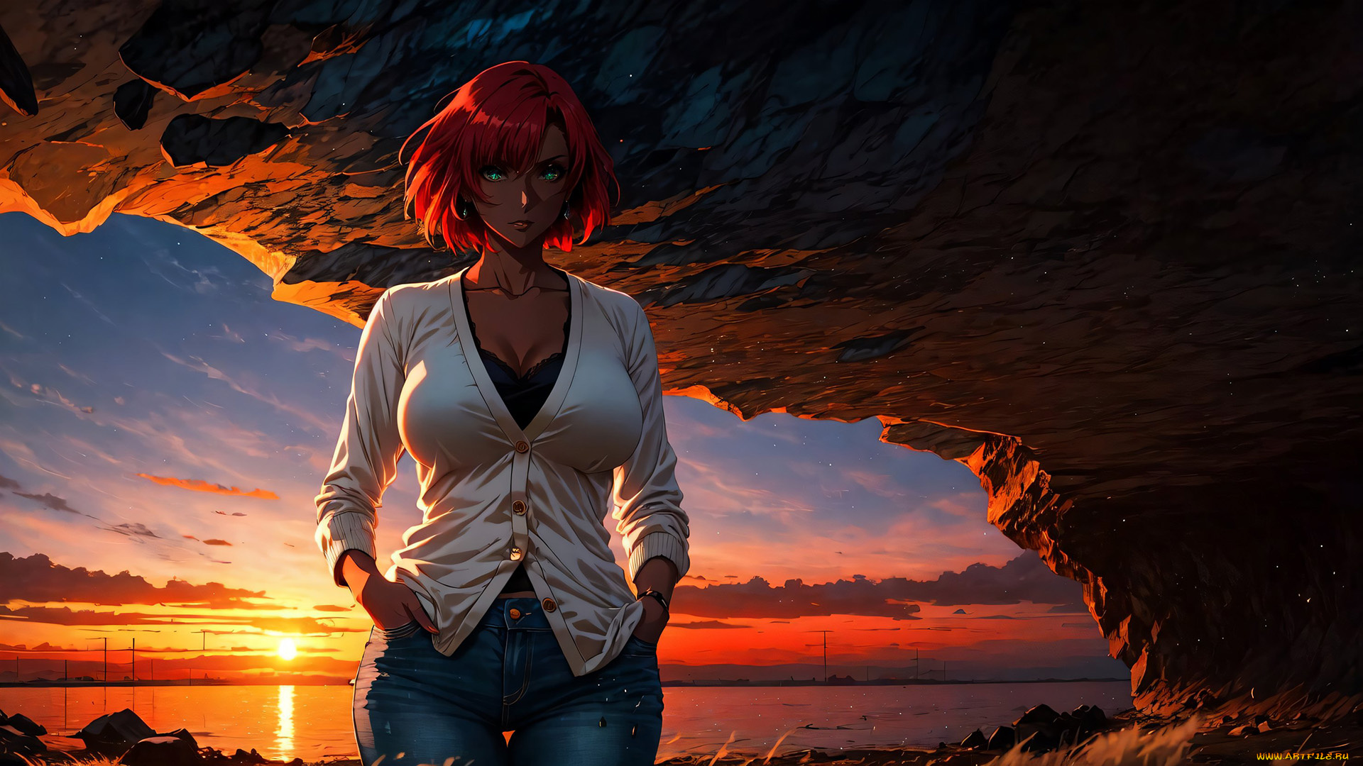 аниме, пейзажи, , природа, нейросети, графика, нейроарт, ai, art, нейронные, сети, рисунки, нейро, искусство