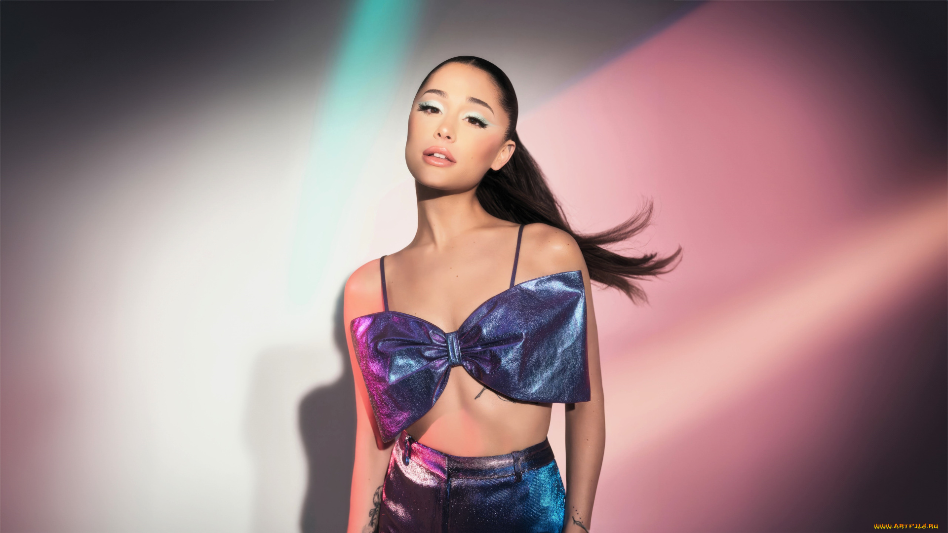 девушки, ariana, grande, шатенка, наряд