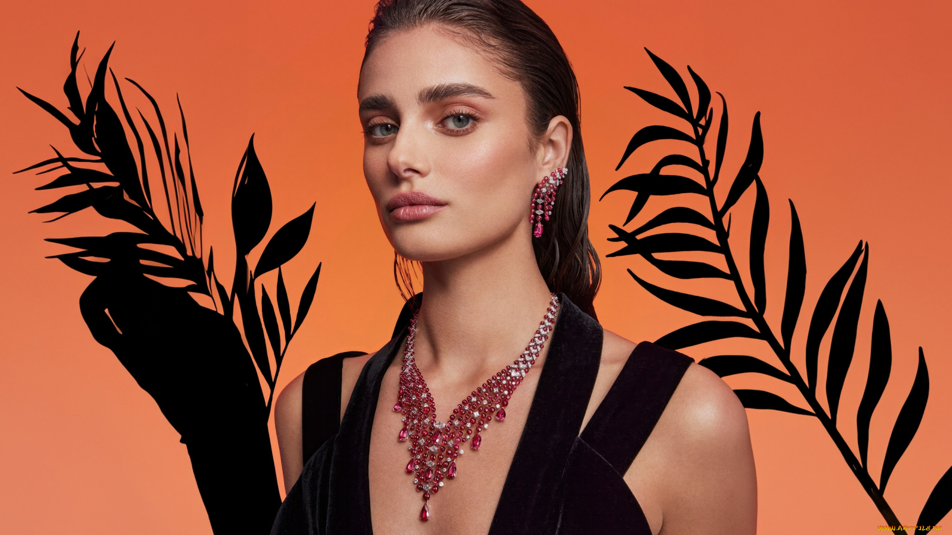 девушки, taylor, hill, актриса, портрет, украшения