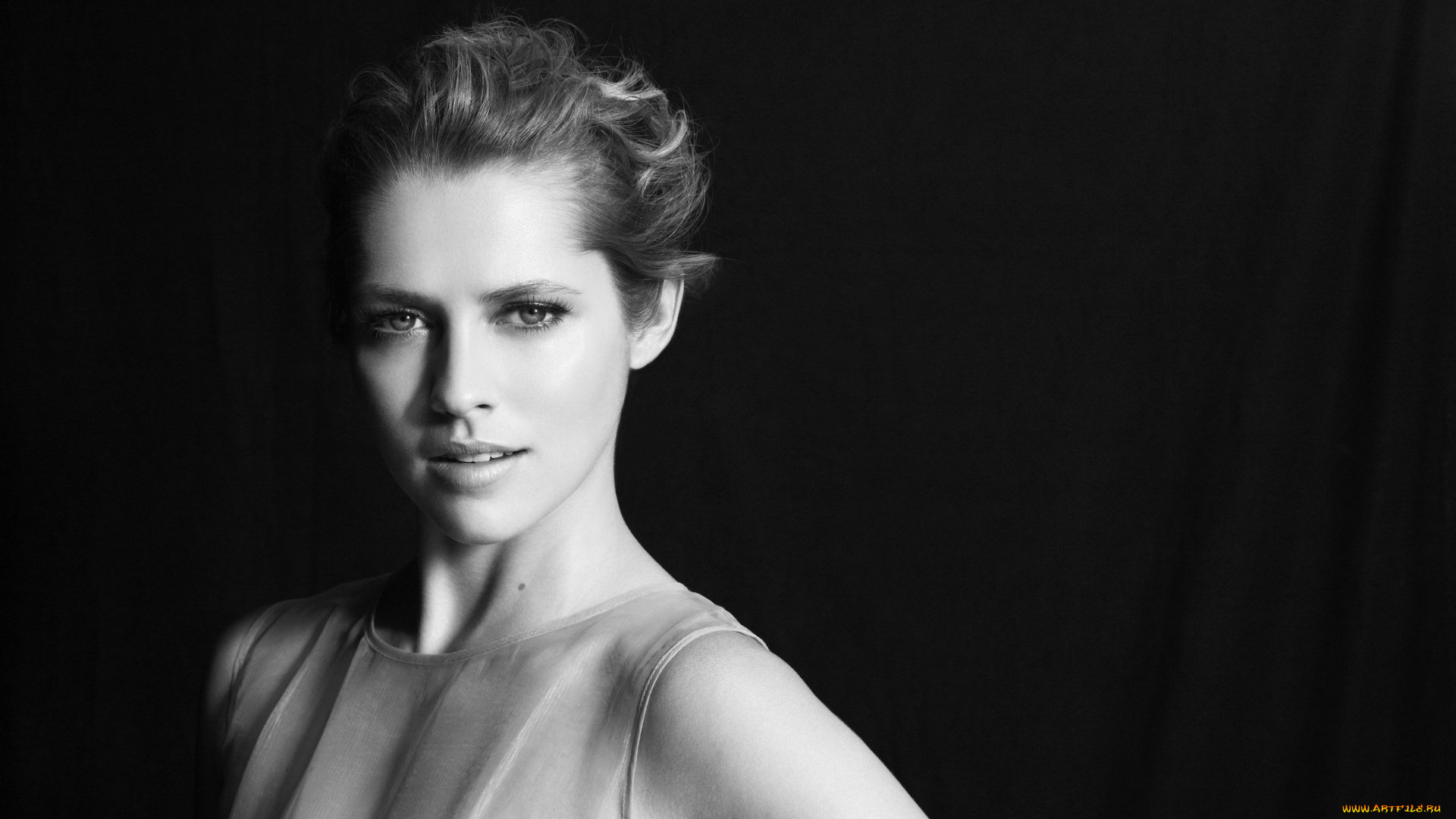 девушки, teresa, palmer, монохром, актриса, портрет