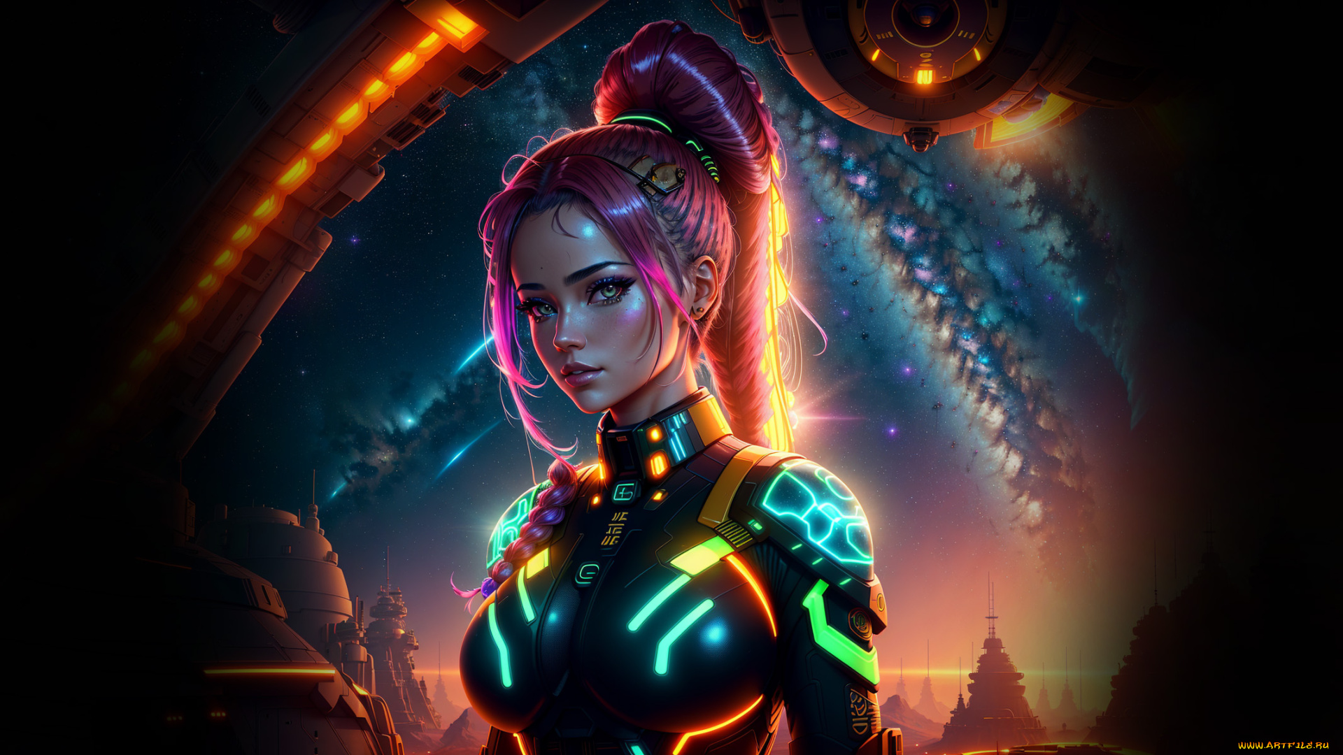 фэнтези, девушки, нейросети, графика, нейроарт, ai, art, нейронные, сети, рисунки, нейро, искусство