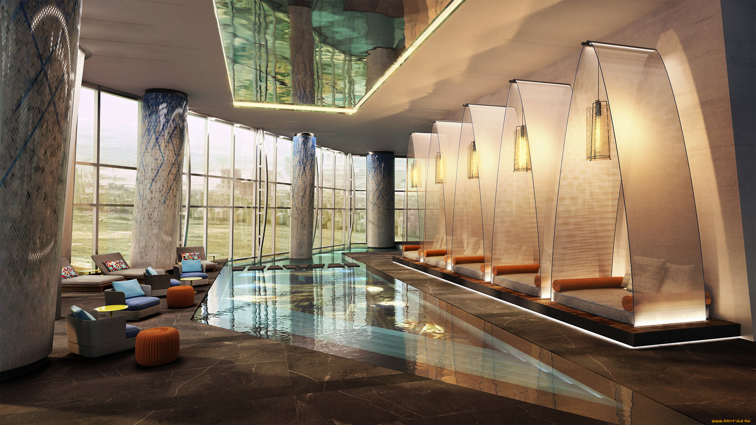 интерьер, кафе, , рестораны, , отели, отель, холл