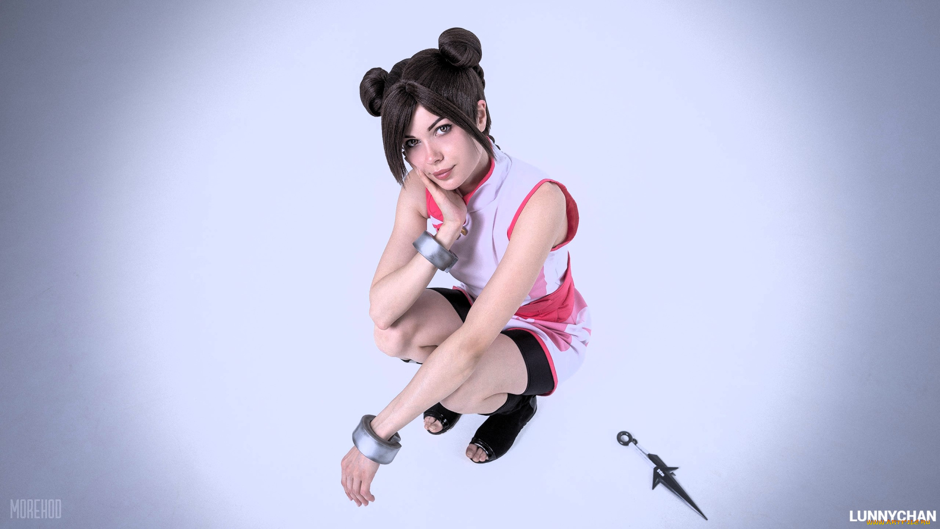 девушки, светлана, хофман, , lunny, chan, образ, косплей, наряд, костюм, кунай