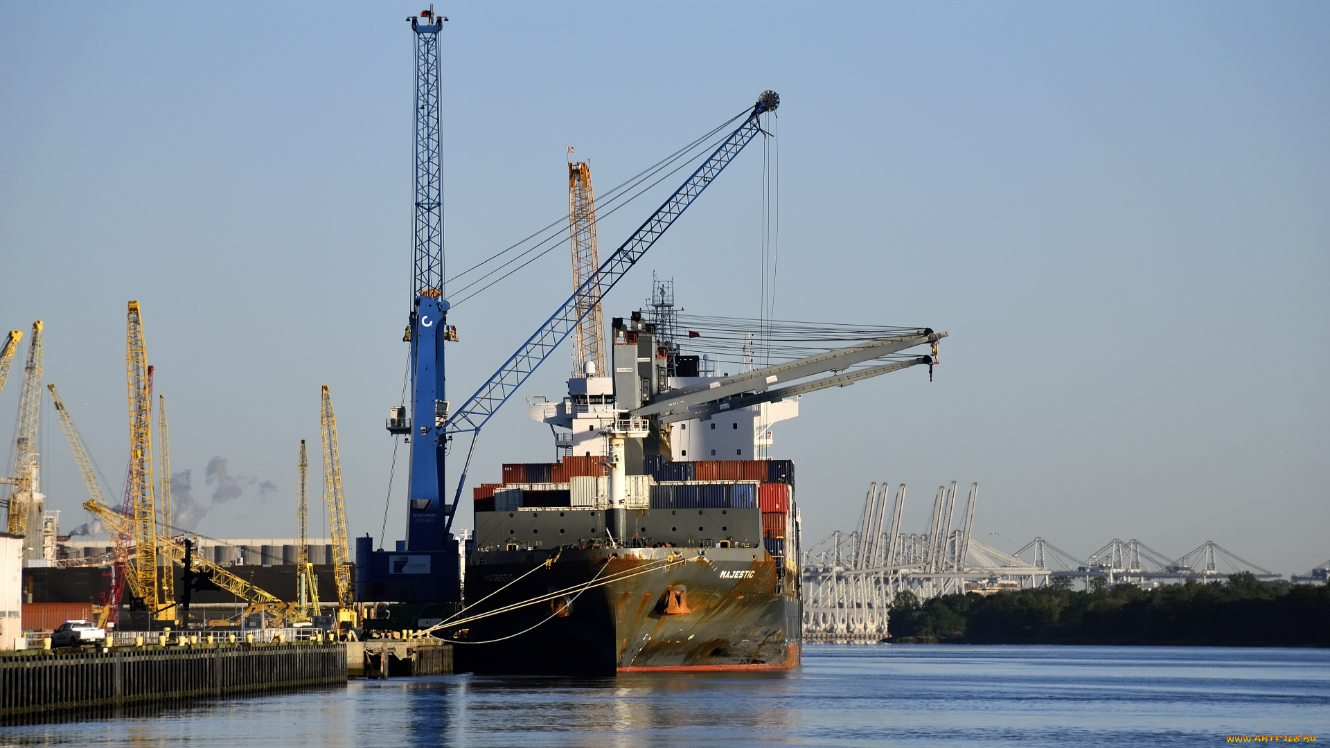 корабли, грузовые, суда, грузовое, судно