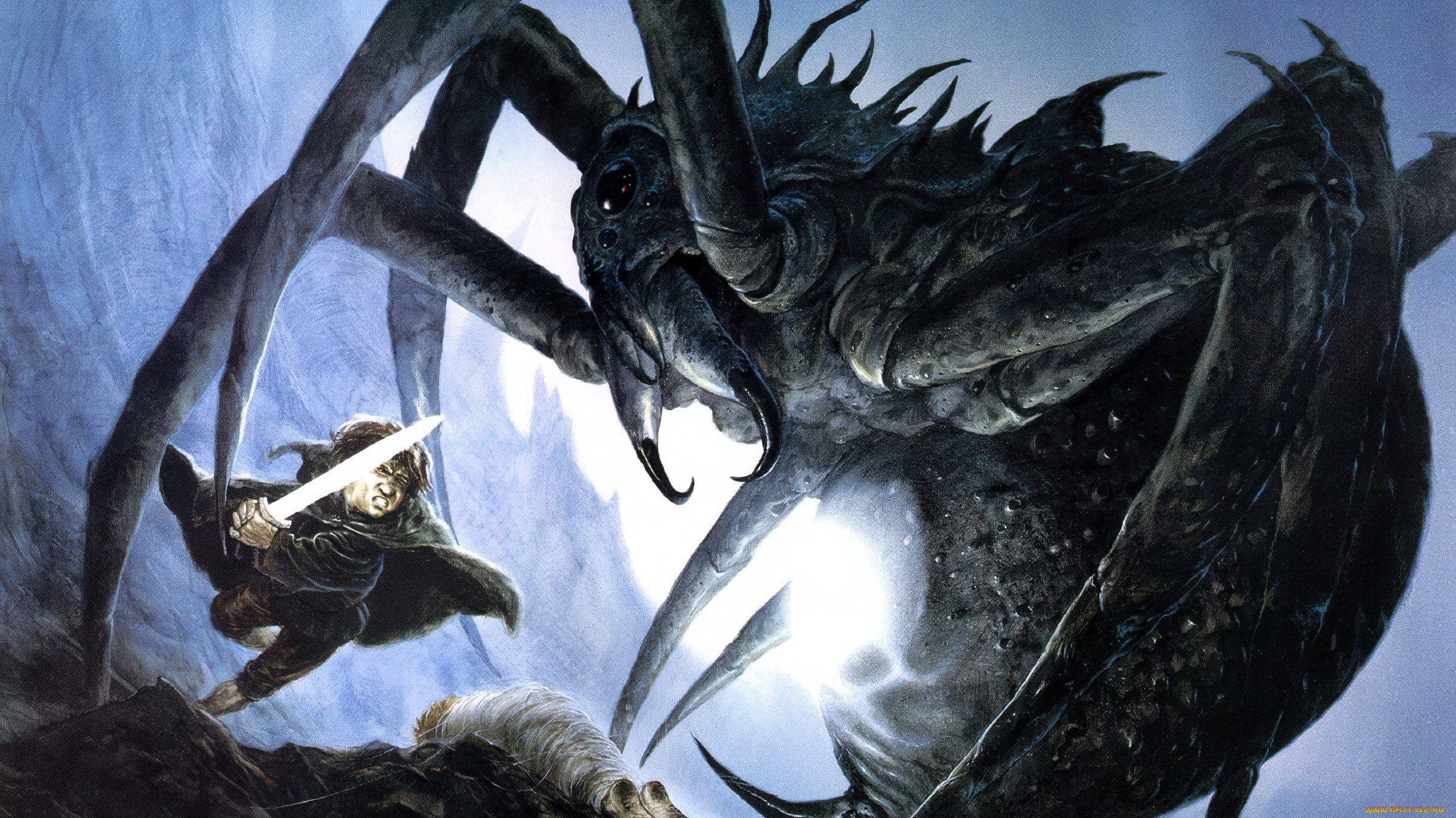 фэнтези, _lord, of, the, rings, хоббит, меч, паук