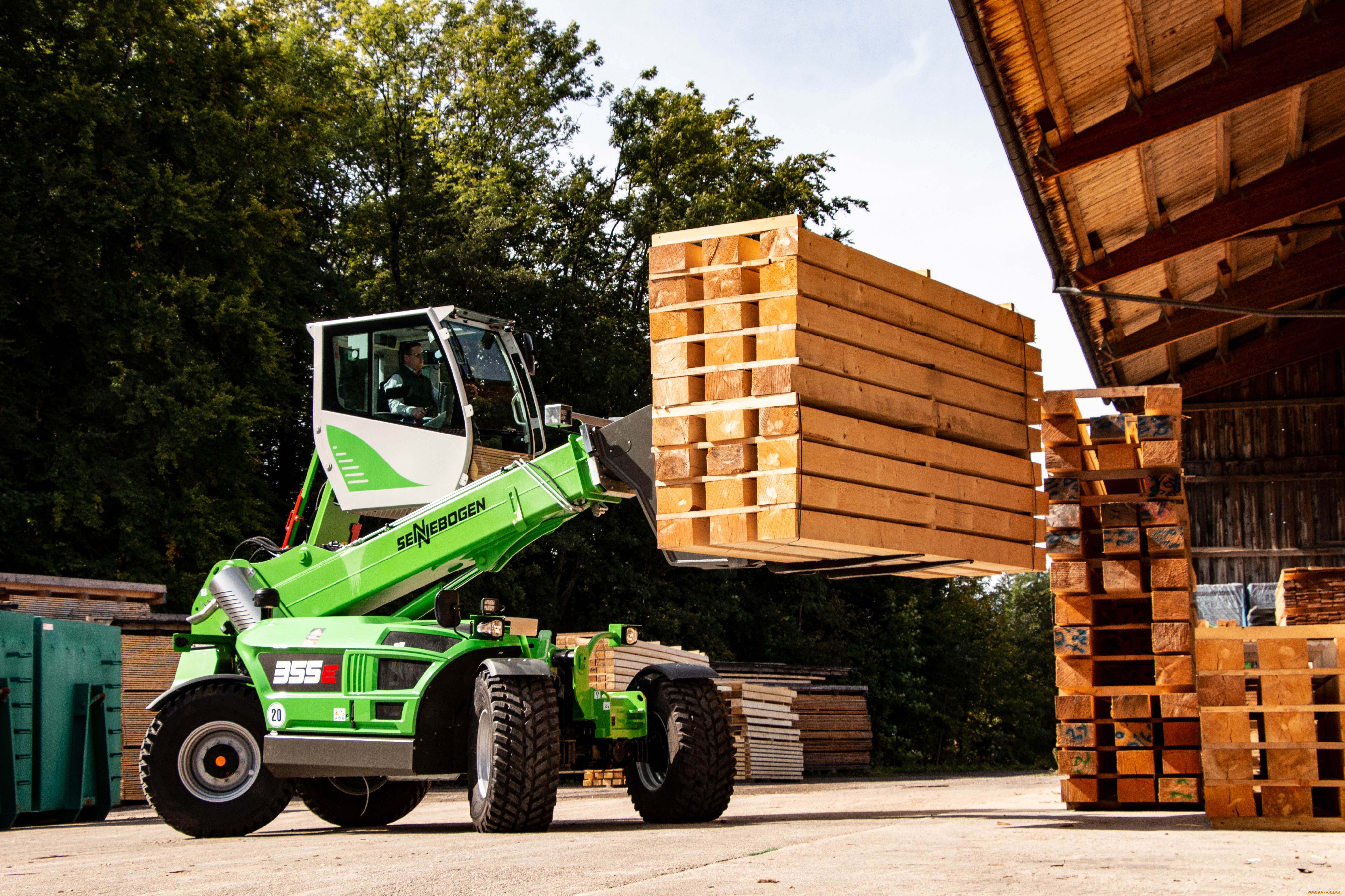 техника, автопогрузчики, sennebogen