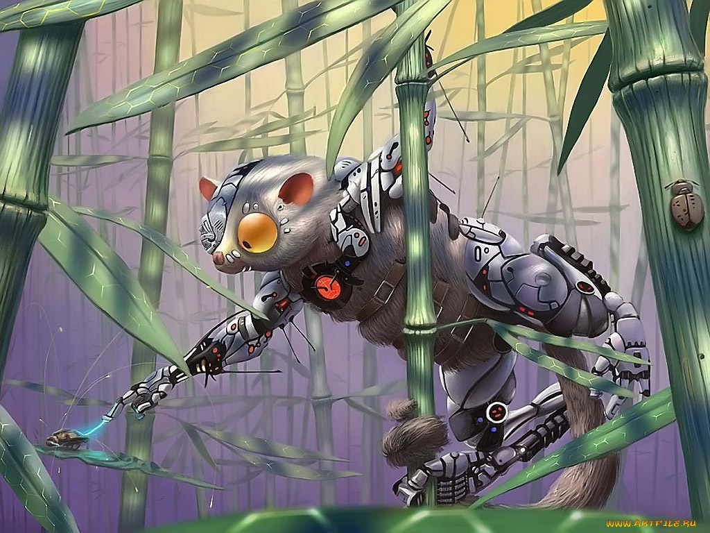 фэнтези, роботы, киборги, механизмы