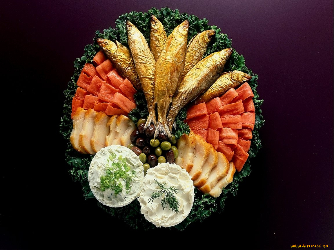 еда, рыбные, блюда, морепродуктами
