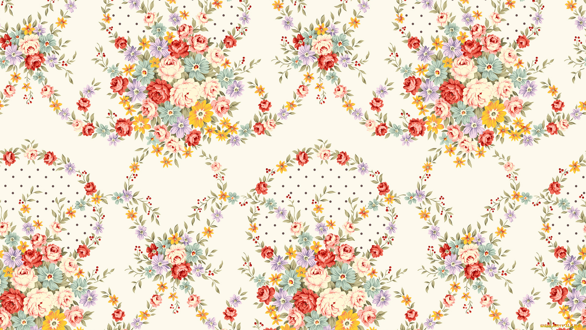 рисованные, цветы