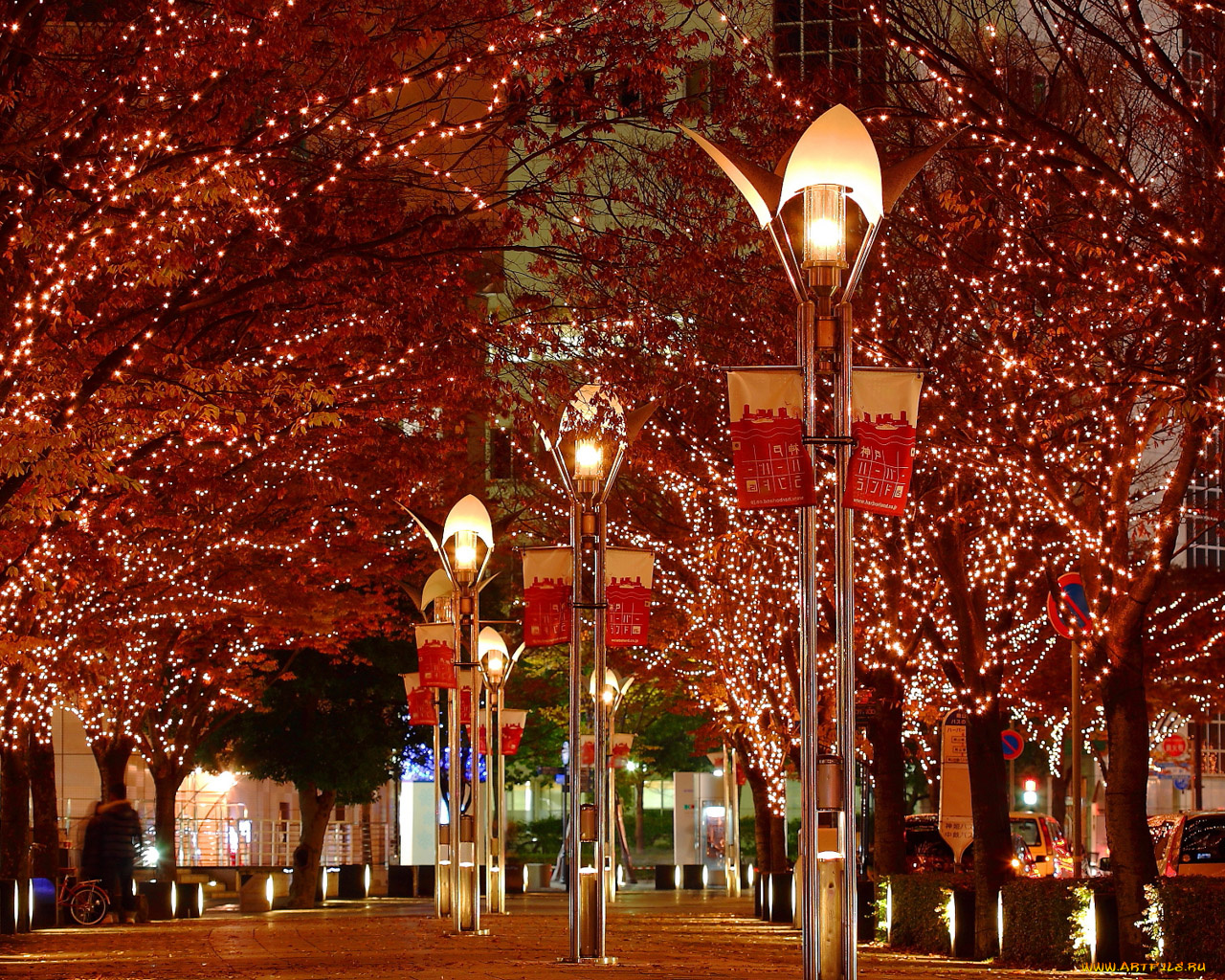 праздничные, новогодние, пейзажи