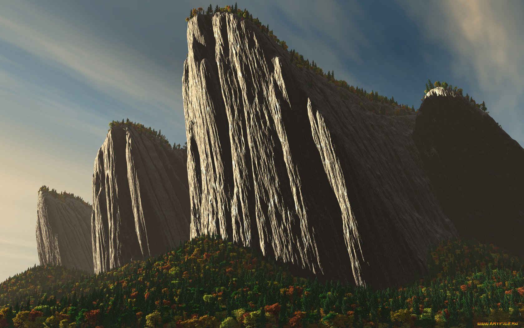 3д, графика, nature, landscape, природа