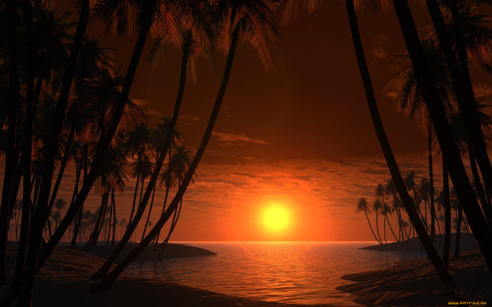 3д, графика, nature, landscape, природа