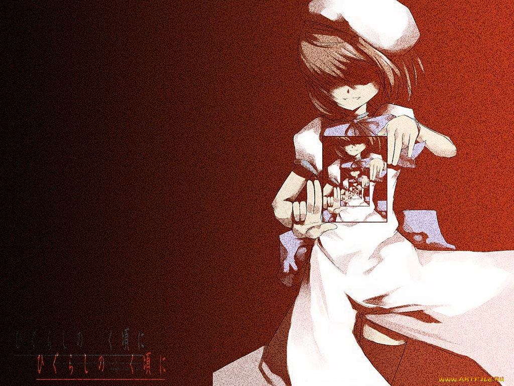 аниме, higurashi, no, naku, koro, ni, ryuuguu, rena