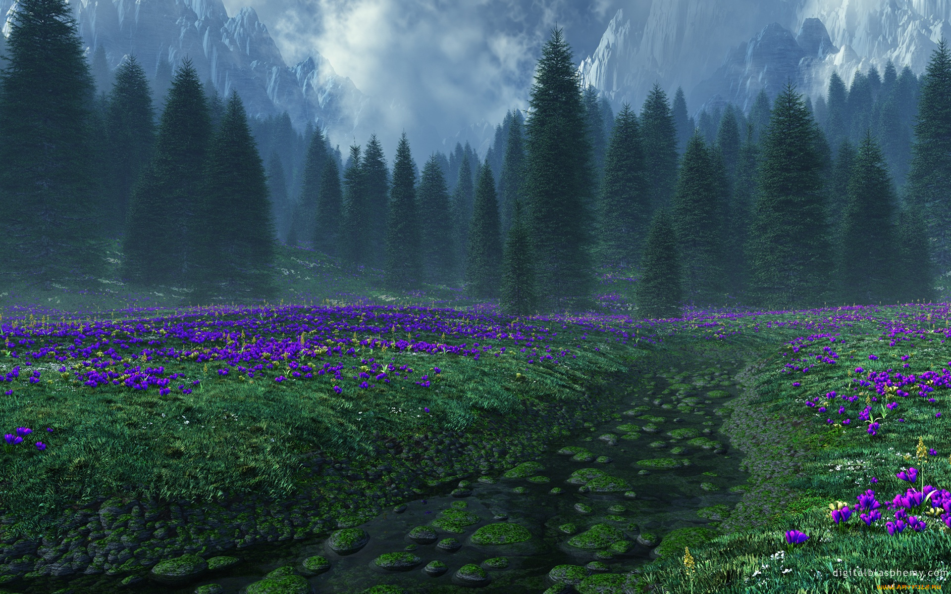 3д, графика, nature, landscape, природа