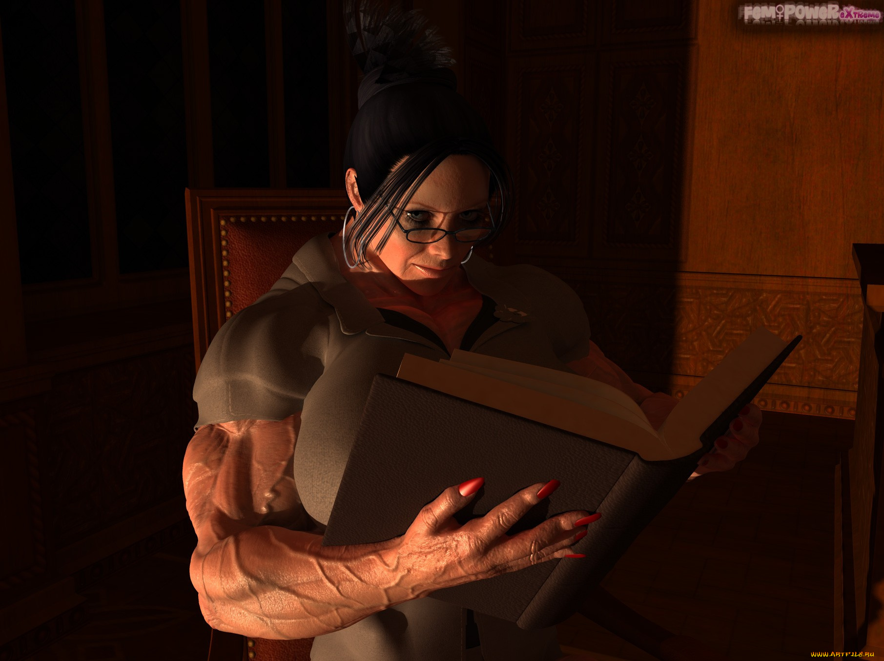 3д, графика, people, люди, очки, книга