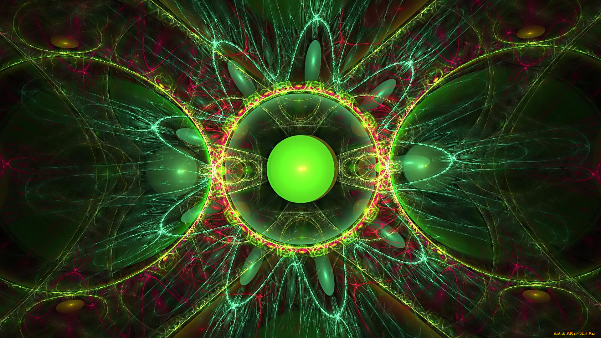 3д, графика, fractal, фракталы, абстракция, узор