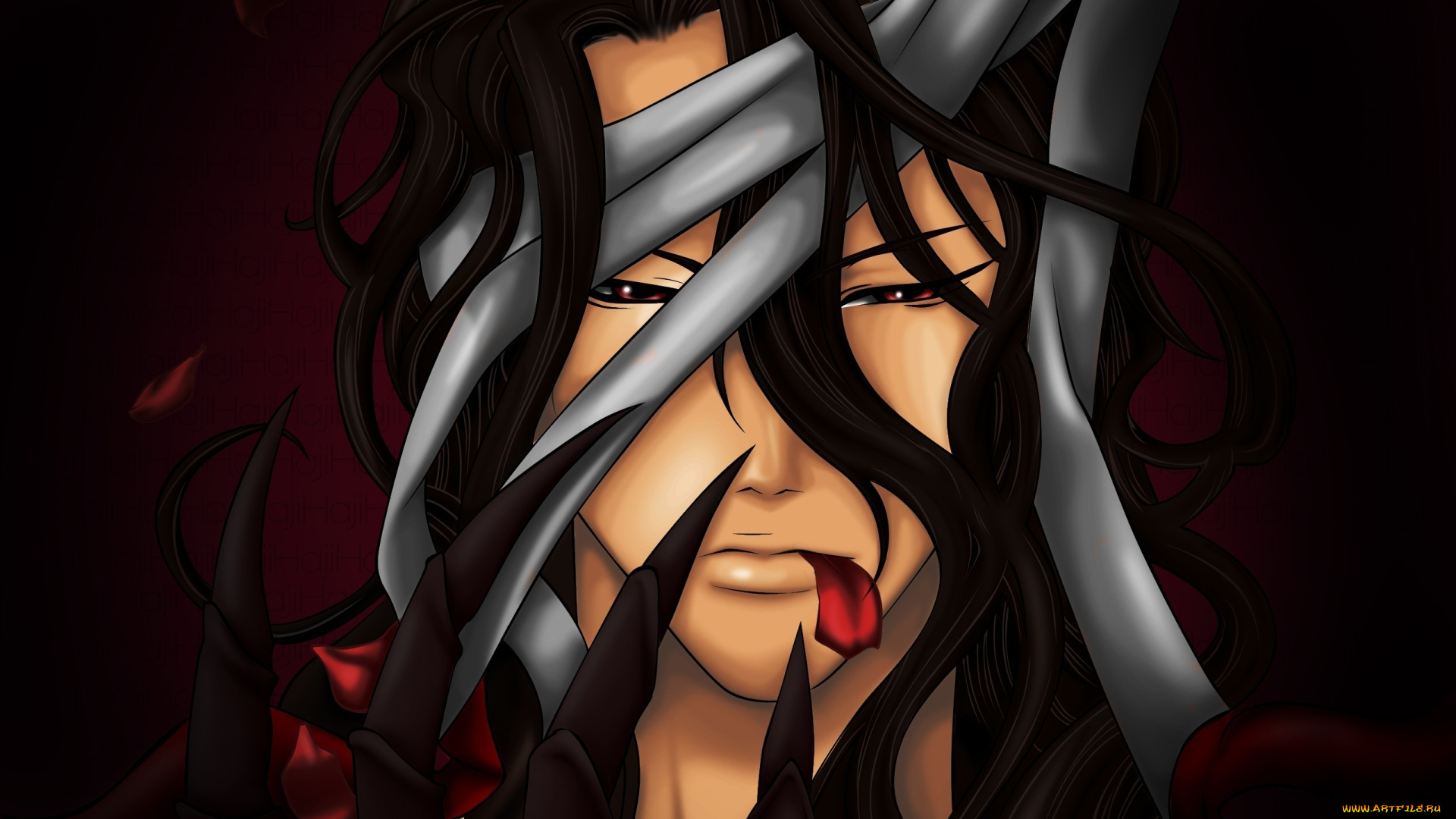 аниме, *unknown, другое, кровь, парень