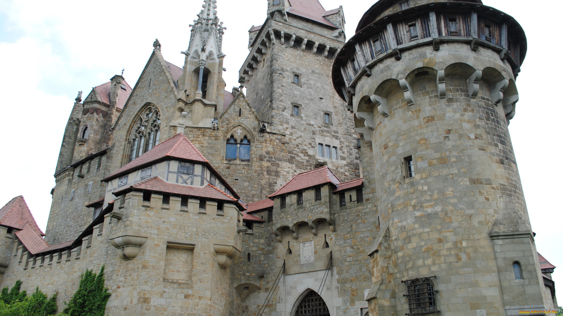 burg, kreuzenstein, austria, города, дворцы, замки, крепости, замок, башни
