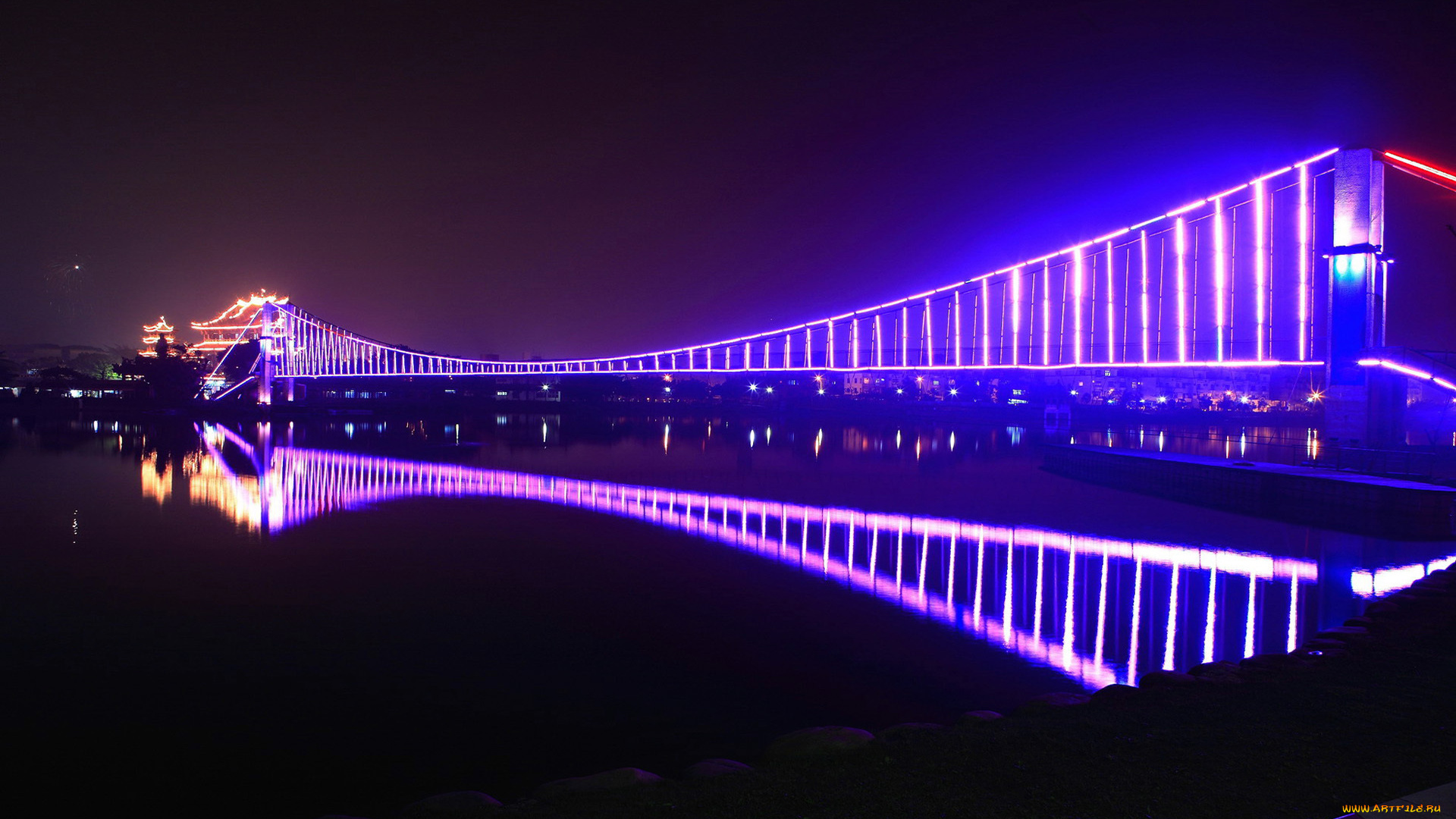 города, мосты, japan, Япония