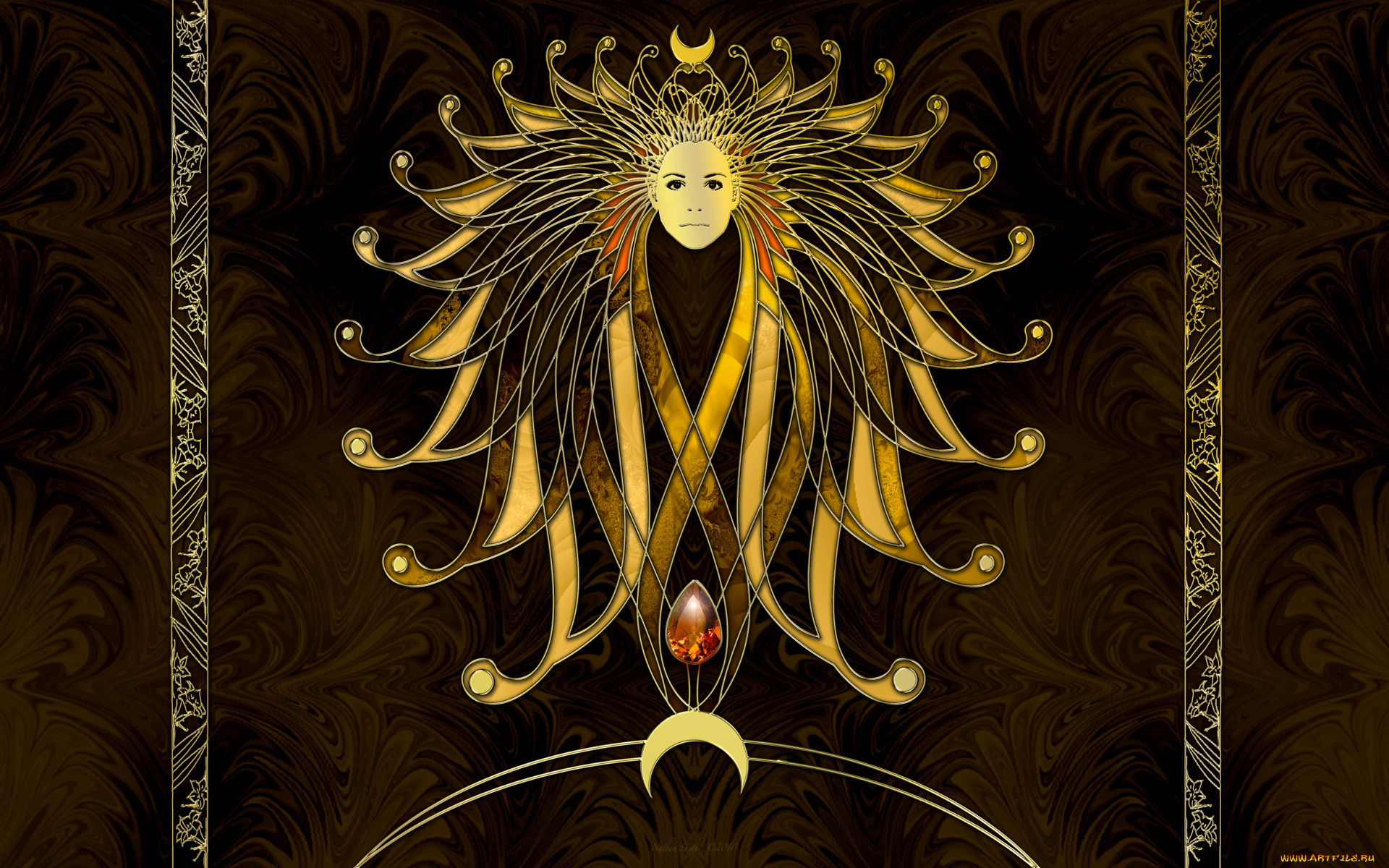 3д, графика, fractal, фракталы, абстракция, узор