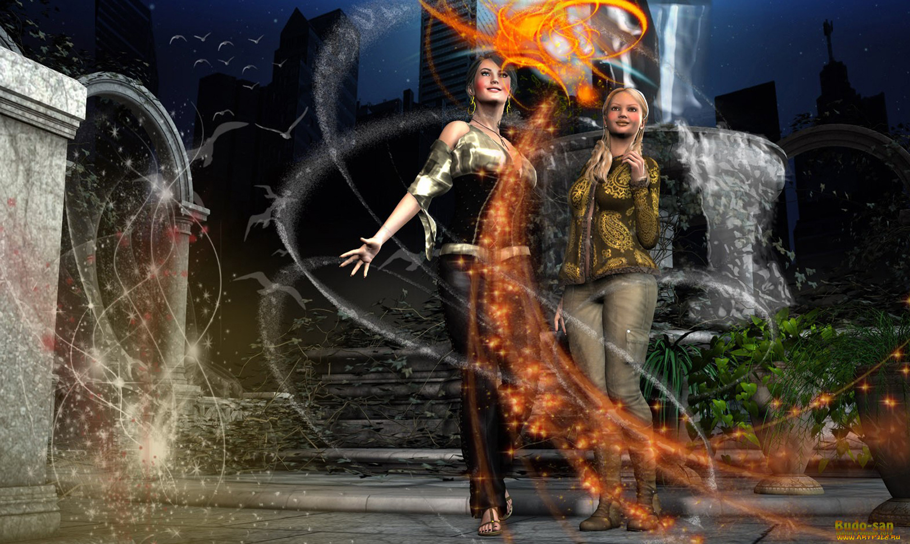 3д, графика, people, люди, девушки